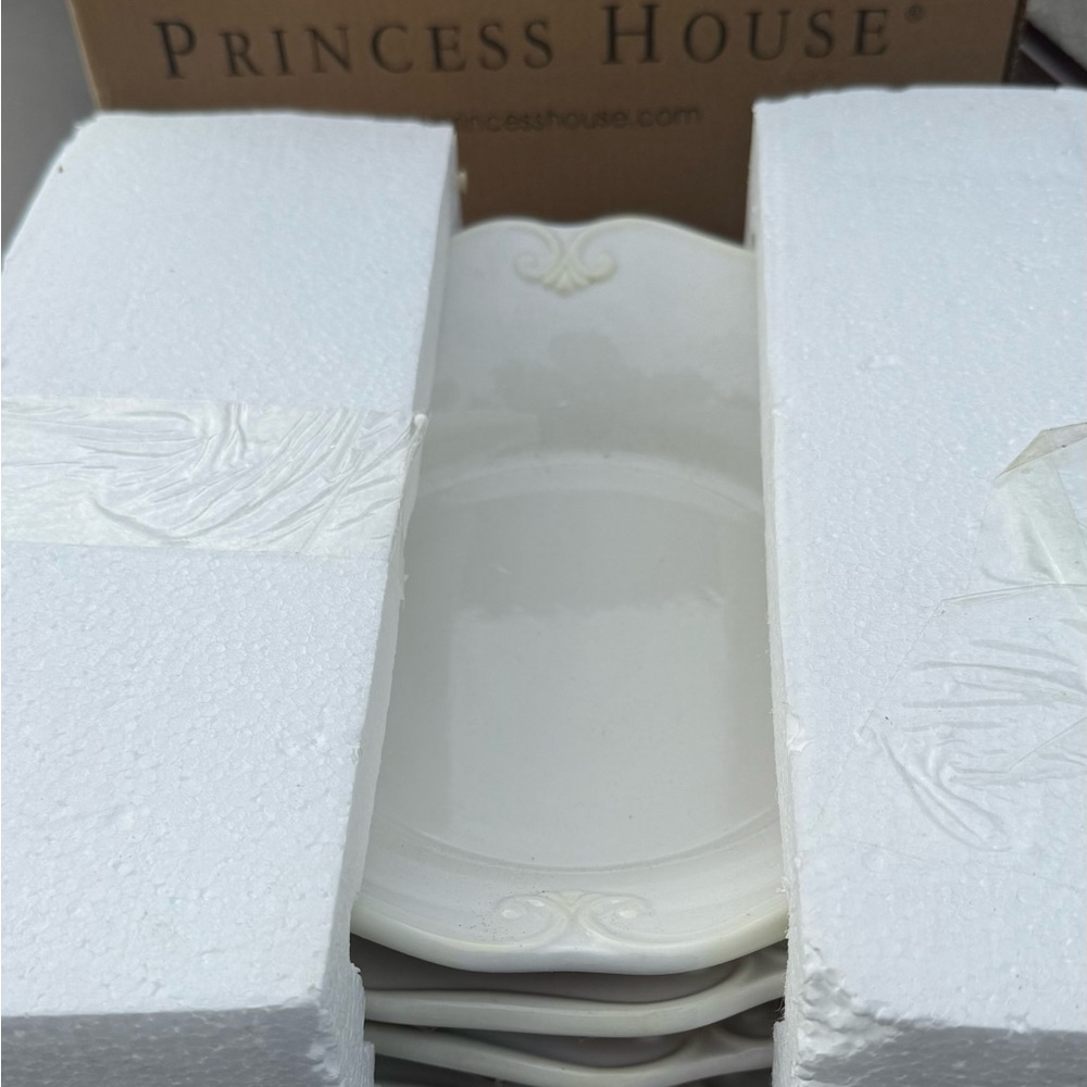 NEW Princess House Ivory Pavillion 9” Pasta Bowl Set - Picture 10 of 10